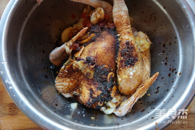 电饭煲蜜汁烤鸡的做法