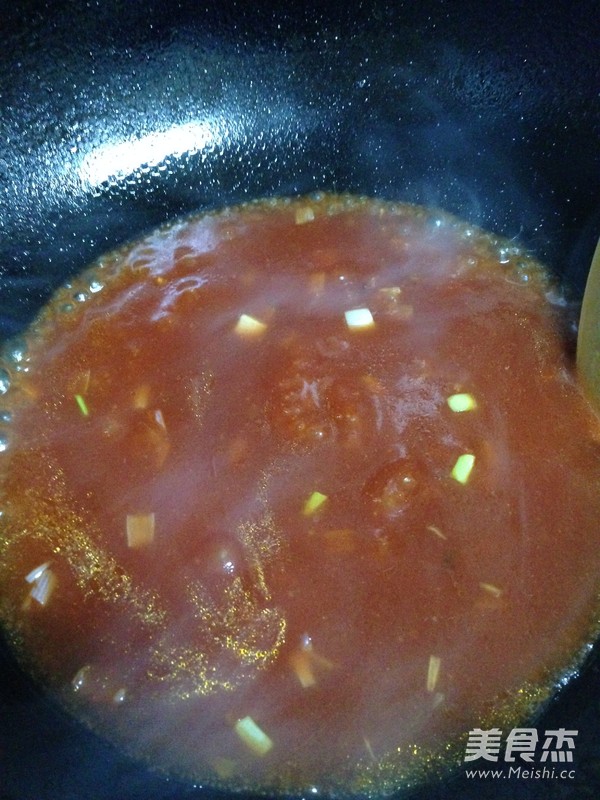 茄汁虾仁的做法