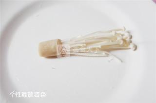 蒜蓉香辣金针菇烤串