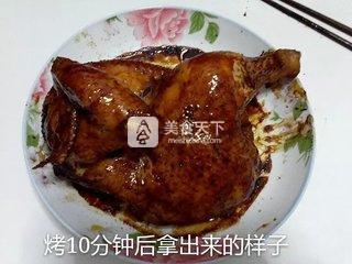 微波炉烤<a href=/shicai/diaoweipin/CongYou/index.html target=_blank><u>葱油</u></a>鸡