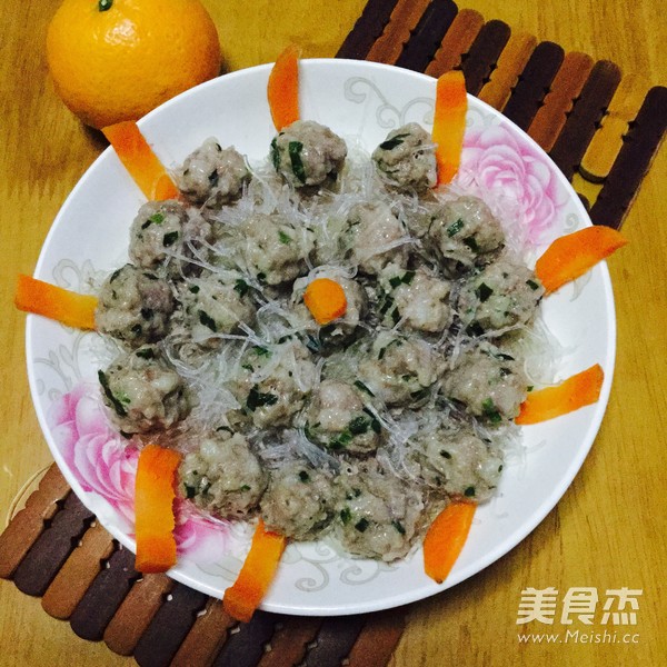 <a href=/shicai/mimian/FenSi/index.html target=_blank><u>粉丝</u></a>蒸肉丸的做法