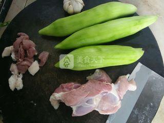 变色瓜炒肉