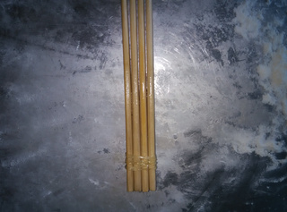 三色竹节面