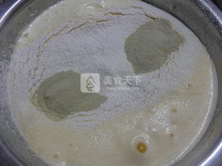 抹茶奶茶海绵蛋糕