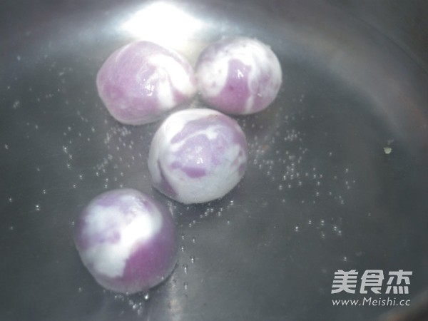 琉璃豆沙汤圆的做法