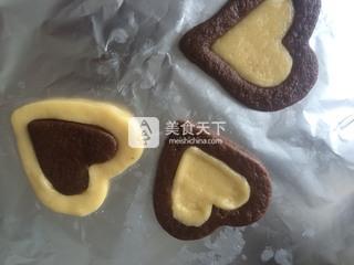 双色心形饼干