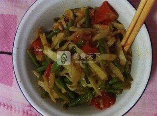 自制饼丝之炒饼丝