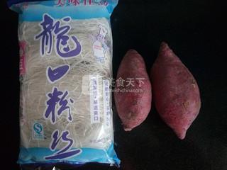 豆粉<a href=/shicai/shucai/ZiShu/index.html target=_blank><u>紫薯</u></a>两吃