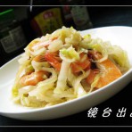 虾炒白菜