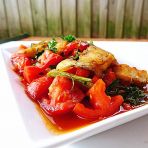 番茄烩龙利鱼片的做法