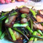 腊肉紫菜苔