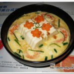大虾蒸豆腐