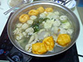 海带粉丝饺子锅的做法