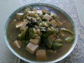 丝瓜炖豆腐的做法
