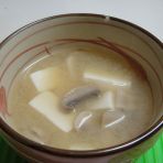蘑菇豆腐味噌汤的做法