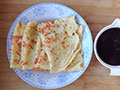 营养早餐：胡萝卜鸡蛋饼+黑米糊的做法