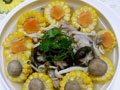 玉米排骨菌菇汤的做法