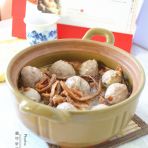腐竹针菜羊肉丸汤的做法