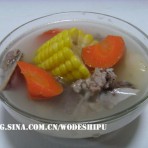 家常的玉米排骨汤的做法