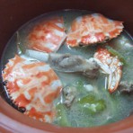 花蟹苦瓜汤的做法
