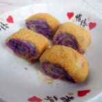 紫薯馅凉糕