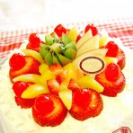 奶水果蛋糕
