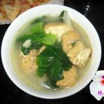 油豆腐青菜汤的做法