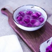 外婆紫薯水晶汤圆的做法