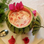西瓜椰汁的做法