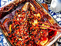 香辣豆豉烤全鱼的做法