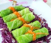 锦带包菜卷的做法视频