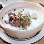 安神猪心粳米粥的做法
