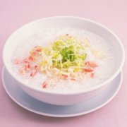 菠菜虾米粥的做法