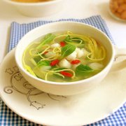 蔬菜干贝浓汤的做法