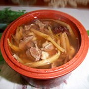 黄花菜猪心汤的做法