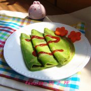 幼儿食谱 青菜煎饼的做法